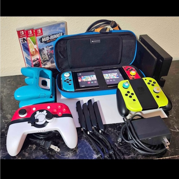 Nintendo Switch Bundle - Picture 1 of 7